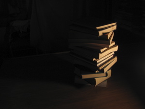 A pile of books