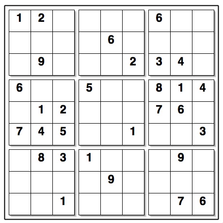 The BrainAcademy2006 Sudoku