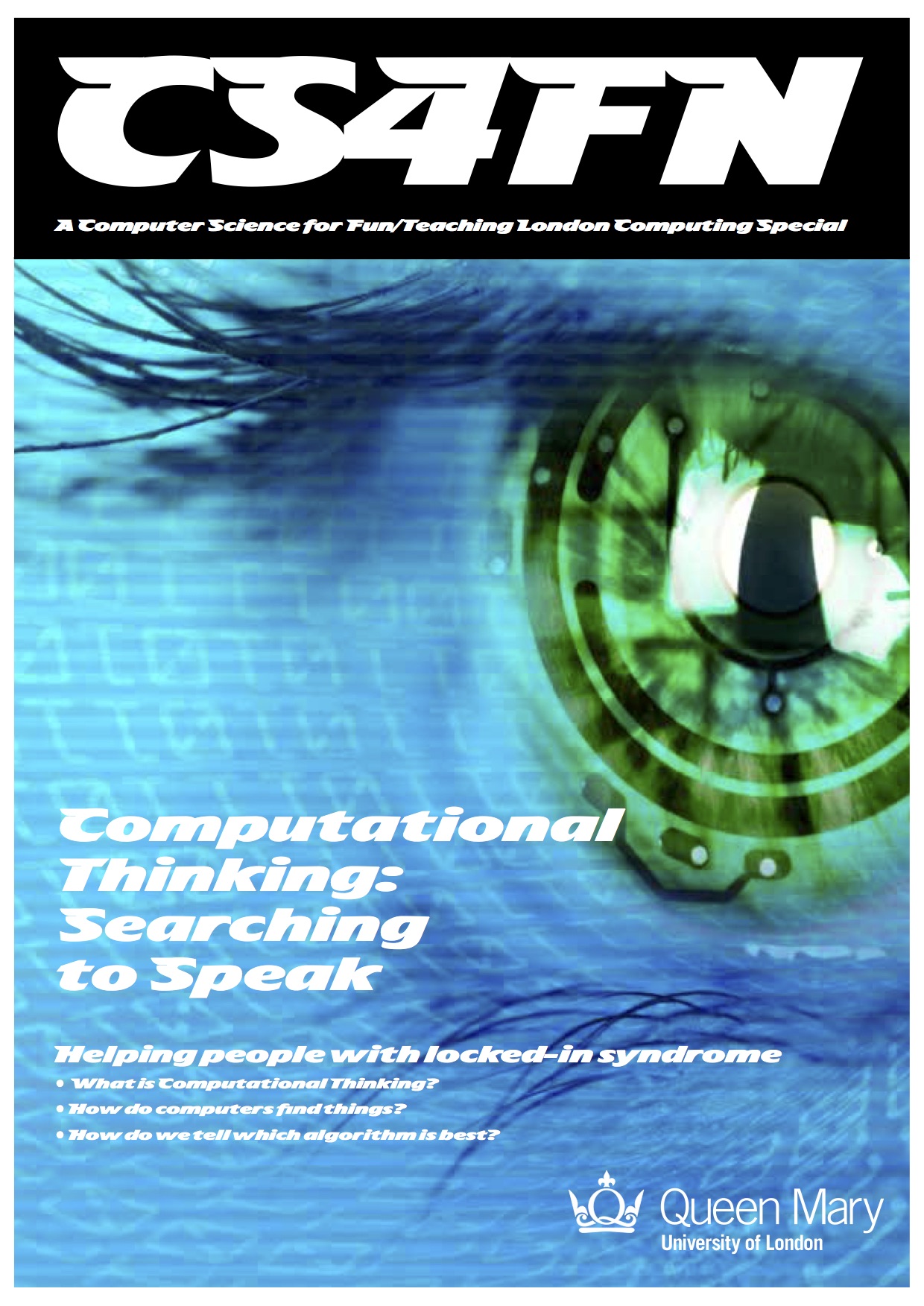 The cover of the Searching To Speak Booklet