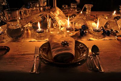 Banquet Table setting