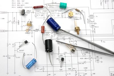 Electronic components and electronic scheme: From www.istockphoto.com
