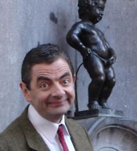 Mr Bean and the Manneken Pis: originally posted on Flickr 
                                  by zugaldia [cc-by-2.0]