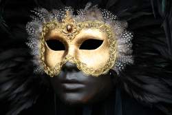 A feminine mask