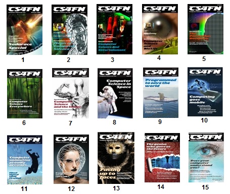 Issues 1-15 of cs4fn magazine