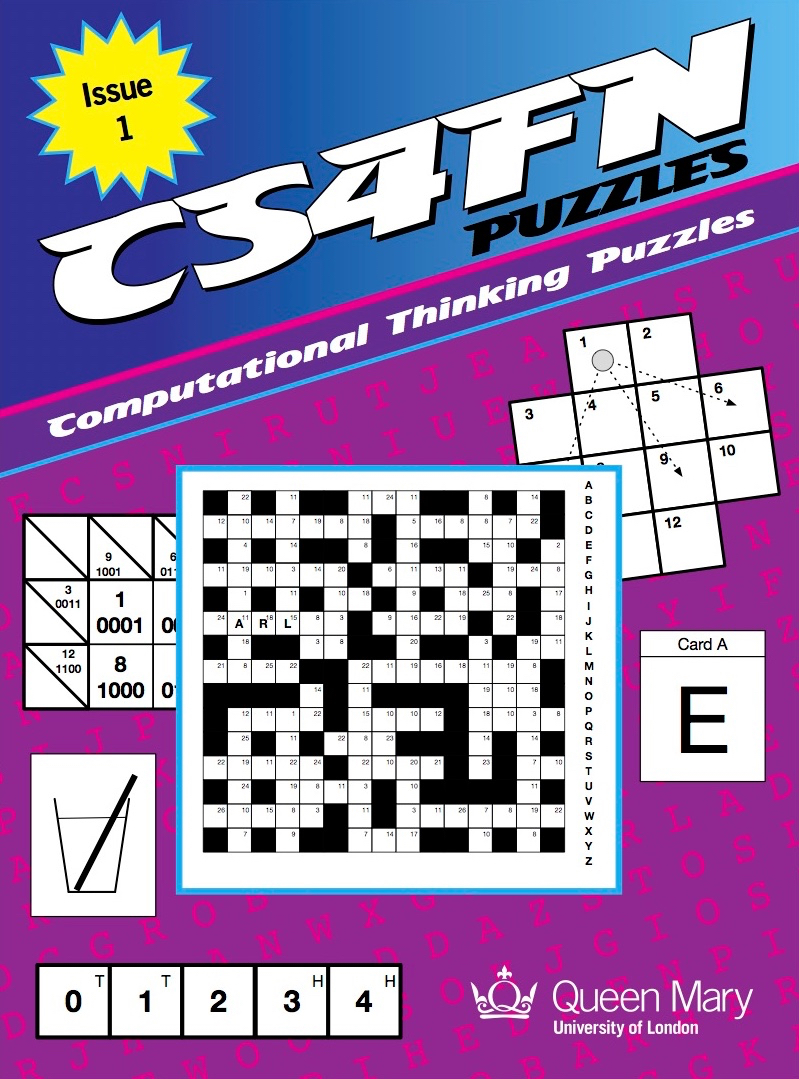The cover of the puzzle book