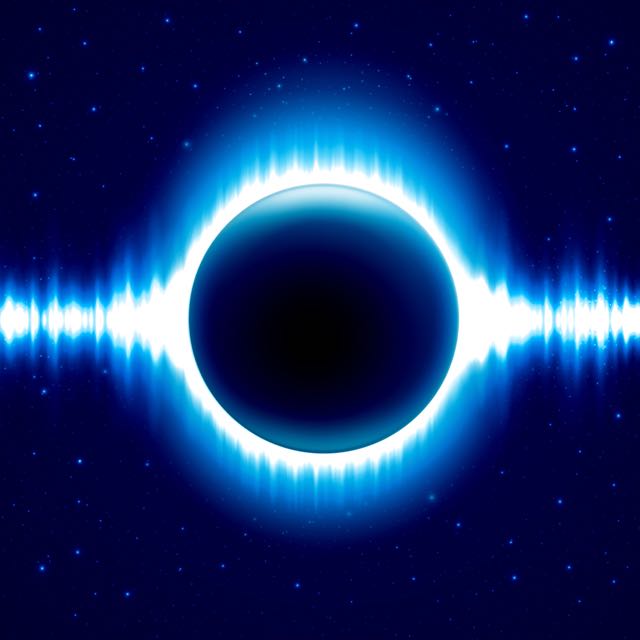 A sound wave eclipse : copyright www.istockphoto.com 70880683